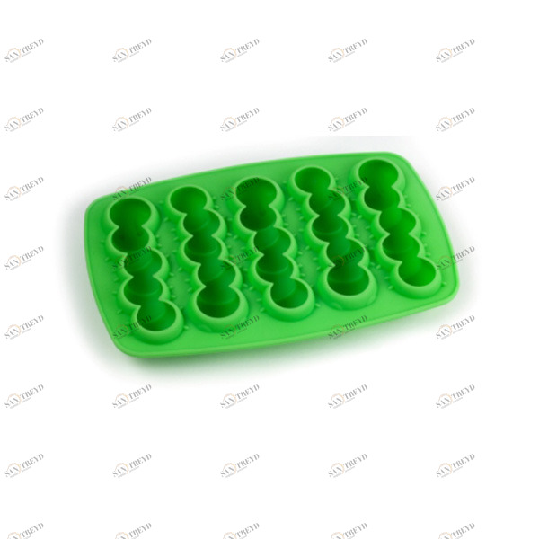 Форма для льда силиконовая зеленая Chillipedes FRED&FRIENDS ДИЗАЙНЕРСКИЕ 00-3871443 Зеленый 