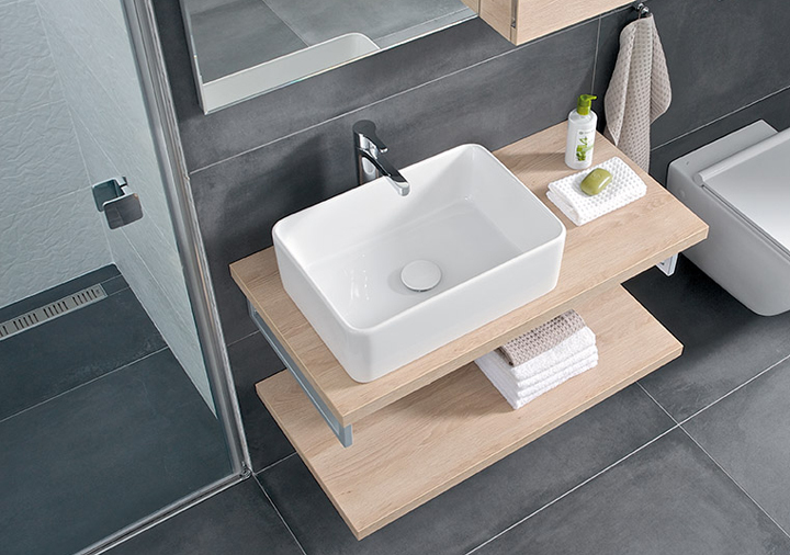 H818423 Накладная раковина на столешницу  овальная Jika  - Вид №2