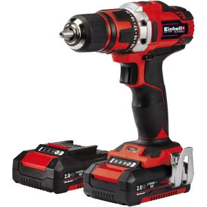 Дрель-шуруповерт аккумуляторная Einhell TE-CD 18/40 Li, 18 В Li-ion 2x2 Ач 82843995 STLM-2141247