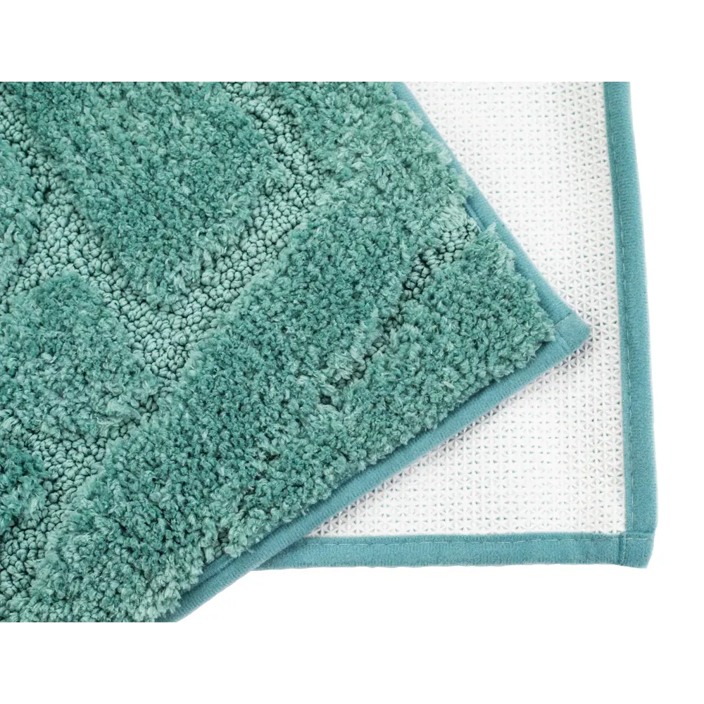 Коврик для ванной SWENSA Noor - бирюзовый комфорт 50×80 см 89379356 STLM-1472352 - Вид №1