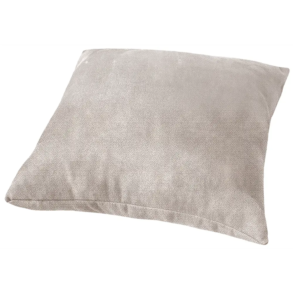 Подушка Seasons Kanet шенилл 45x45 см цвет бежево-серый STLM-2102509 - Вид №1