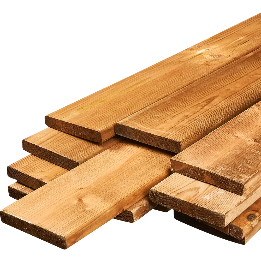 Планкен импрегнированный 20x140x3000 мм хвоя прямой с фаской угла РУСШПАЛА STLM-2199633 - Вид №1