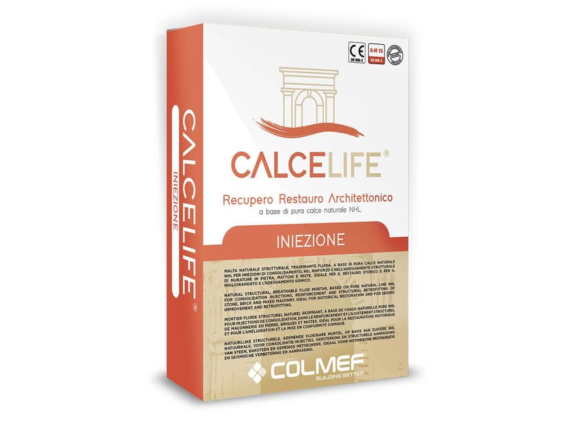 Натуральный раствор на основе чистой натуральной извести NHL Colmef Calcelife ARCH-00091089