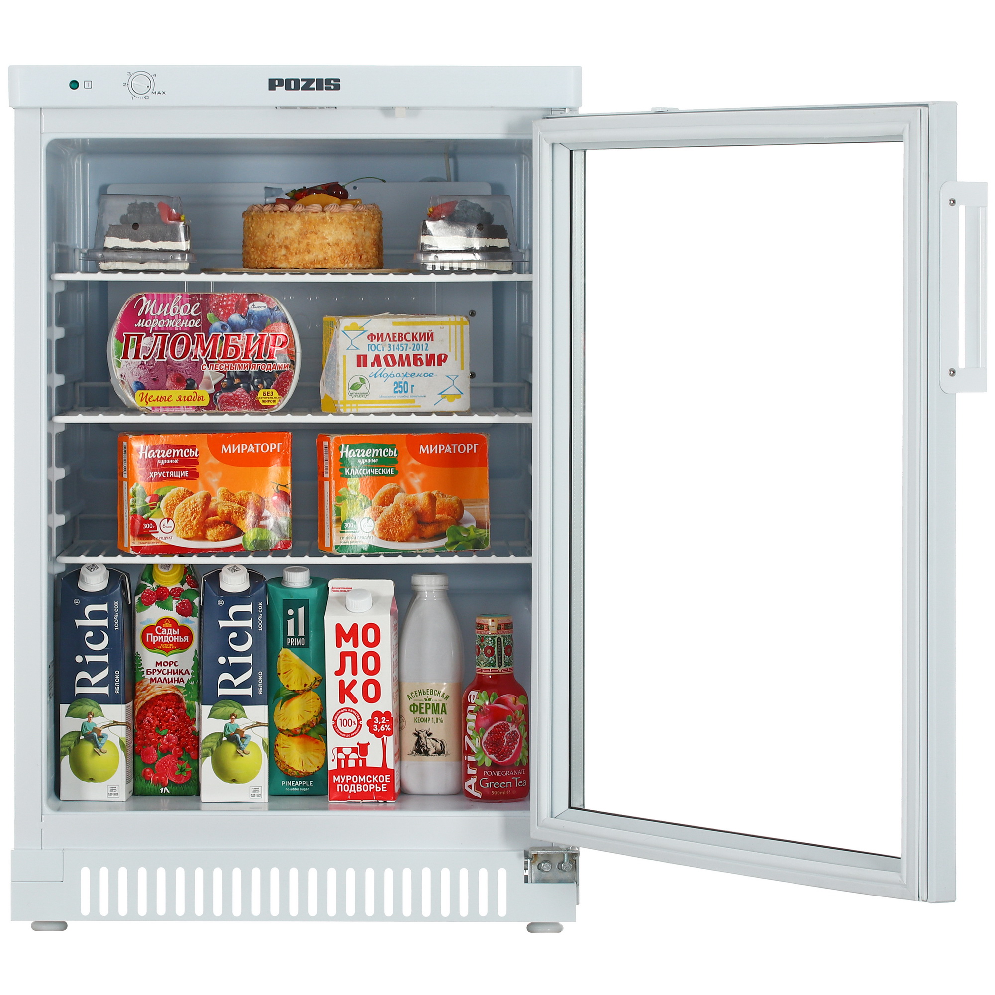 1134349 Холодильная витрина   Pozis Свияга 514 белый STDN-0136251 - Вид №5