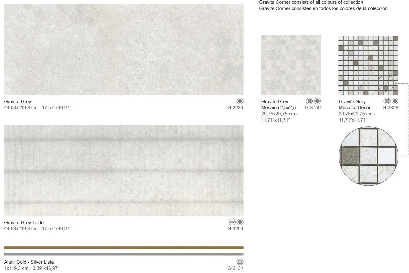 Aparici Белая плитка для стен с эффектом бетона Gravite sun-id-1495284 - Вид №2