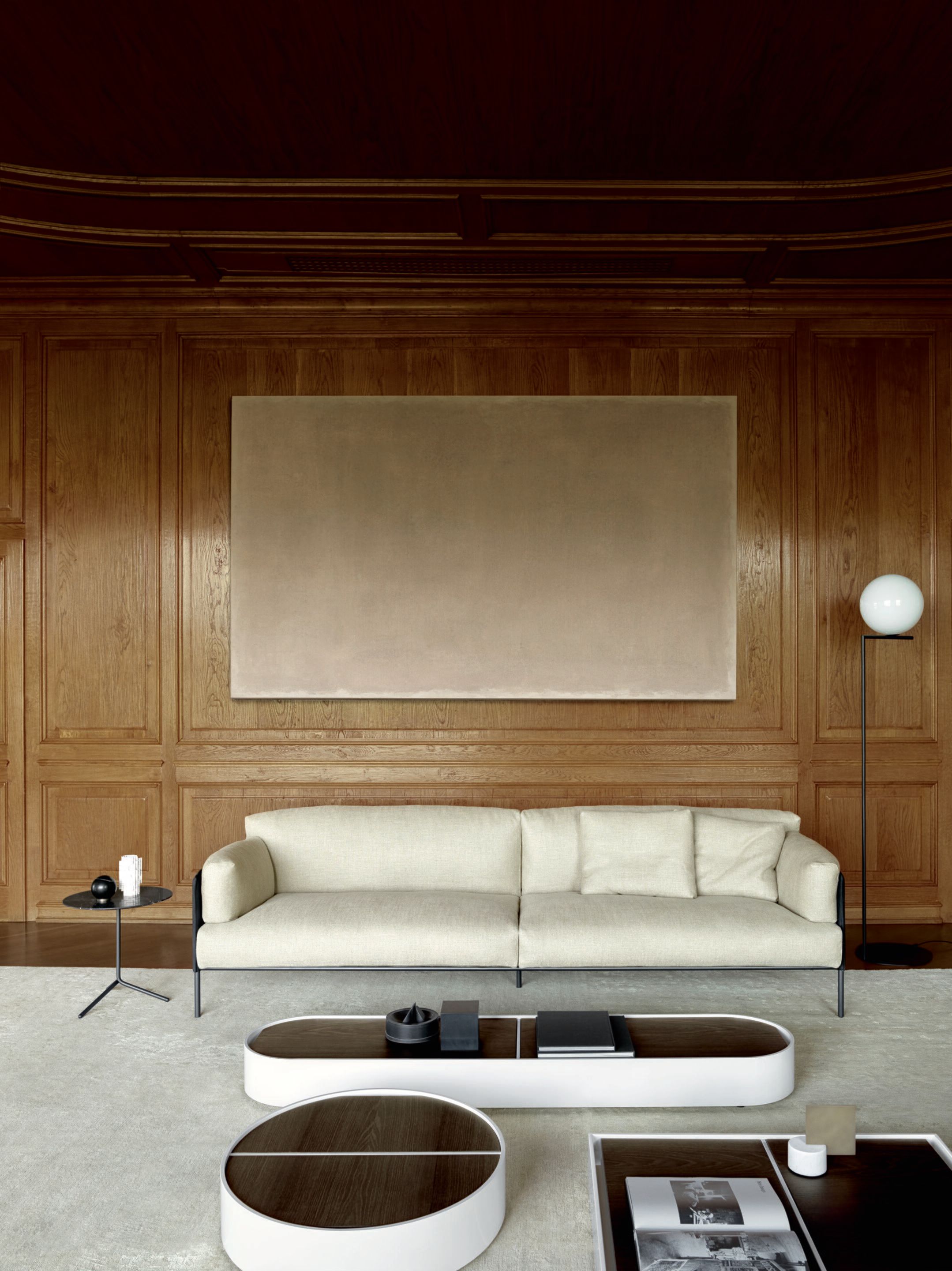 Деревянный прямоугольный журнальный столик с отсеком для хранения Living Divani FLAP ARCH-00049891 - Вид №6