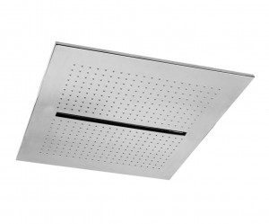 C002B+C001A  Многофункциональный верхний душквадратный 53 x 53 см потолочный минимальный поток 18 л/мин Функции: 400 форсунок с противоизвестковой обработкой, 40 x 40 см Водопад (ширина 40 см) N.B. Условия, необходимые для правильного функционирования: Ми