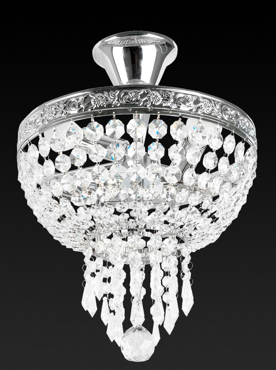 Потолочный светильник Toplight Phillis TL1500X-03CH TOPLIGHT КАСКАДНЫЕ 202107 Прозрачный;хром  - Вид №1