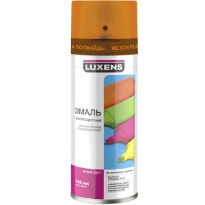 Эмаль аэрозольная флуоресцентная Luxens цвет оранжевый 520Мл 82519821 STLM-2098714