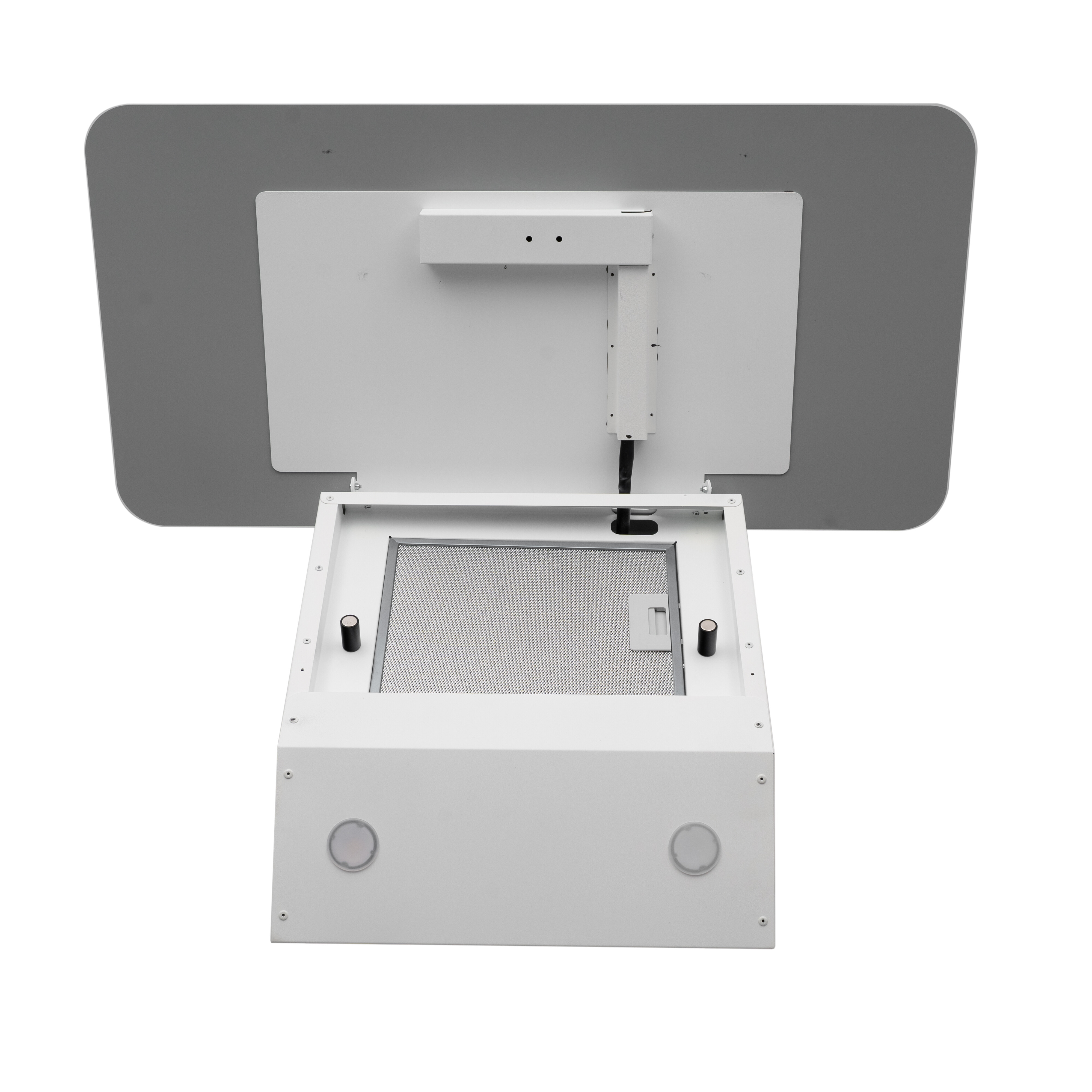 9067483 Вытяжка наклонная DeLonghi Arco 908 BB белый STDN-0006373 - Вид №4