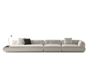 Секционный диван из ткани