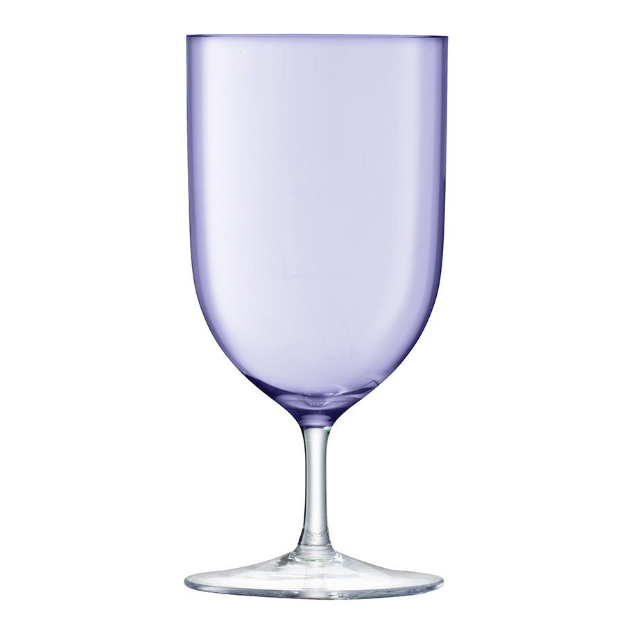 Набор из 2 бокалов для воды и вина Hint 400 мл фиолетовый LSA International G93914325A - Вид №4