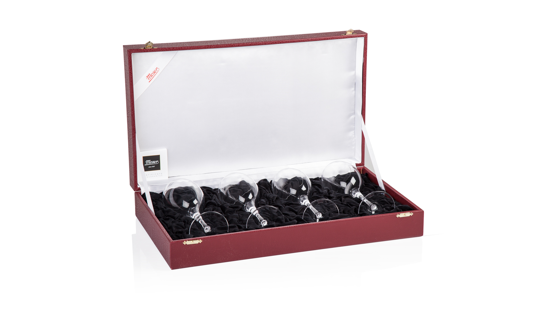 10624837 Moser Набор из 4 бокалов для белого вина 250мл "Оптик" п/к Хрусталь бессвинцовый  - Вид №2