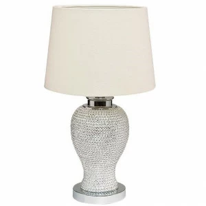 Лампа настольная, плафон бежевый 20*54 86482 GARDA DECOR ВАЗА 066558 Бежевый