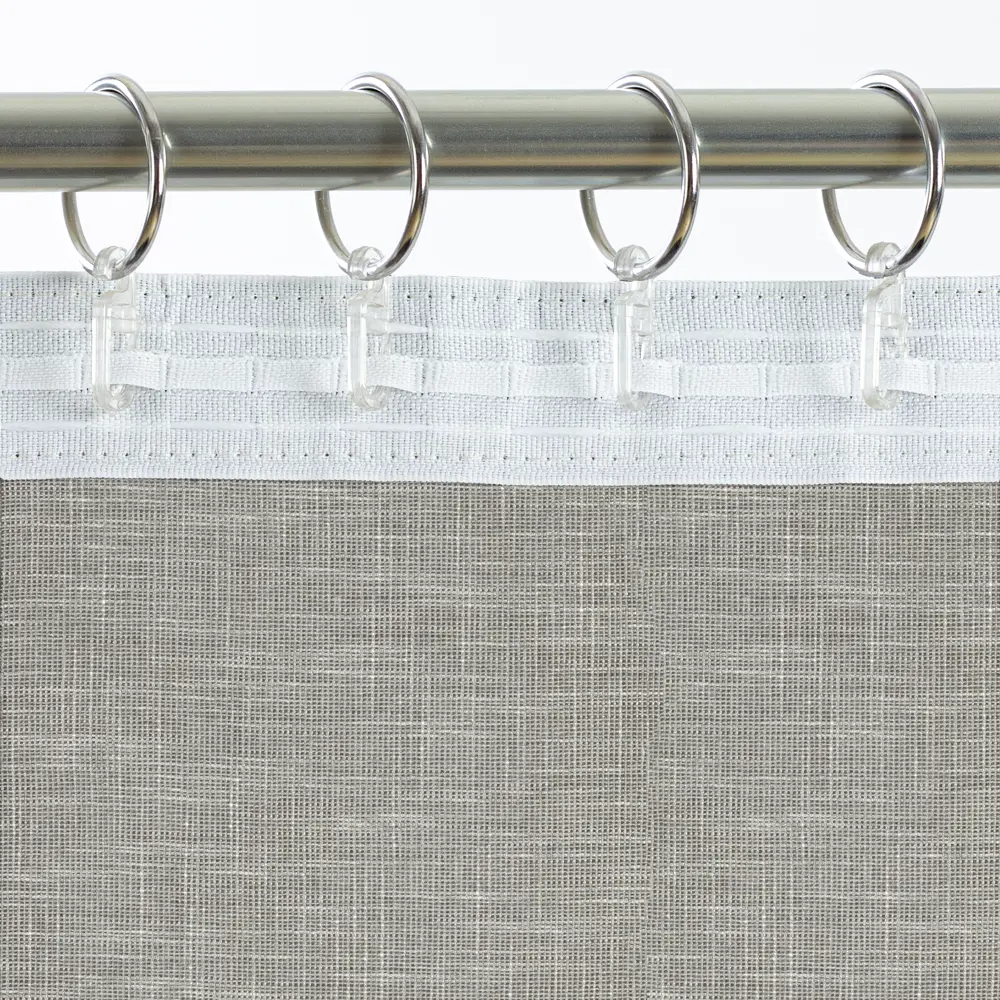 Штора на ленте Pisa 200x280 см цвет серый MIAMOZA STLM-2156496 - Вид №4