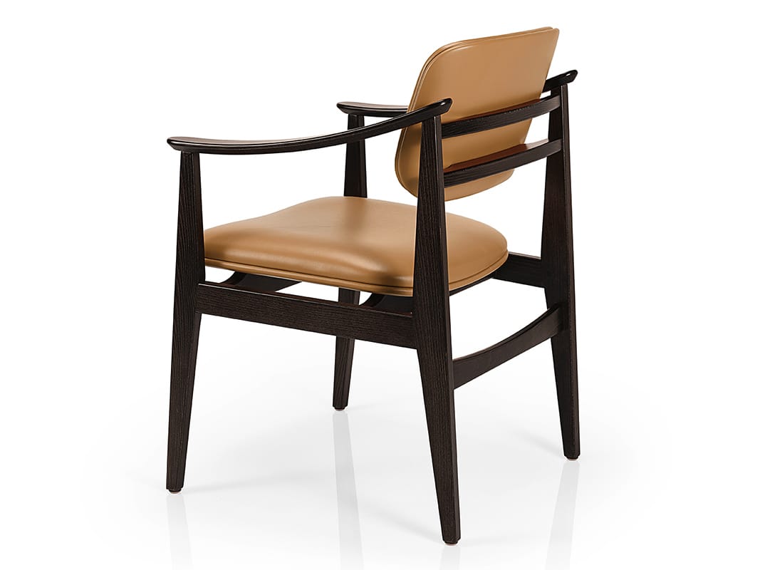Кожаный стул с подлокотниками More Contract Shanna ARCH-00110468 - Вид №1