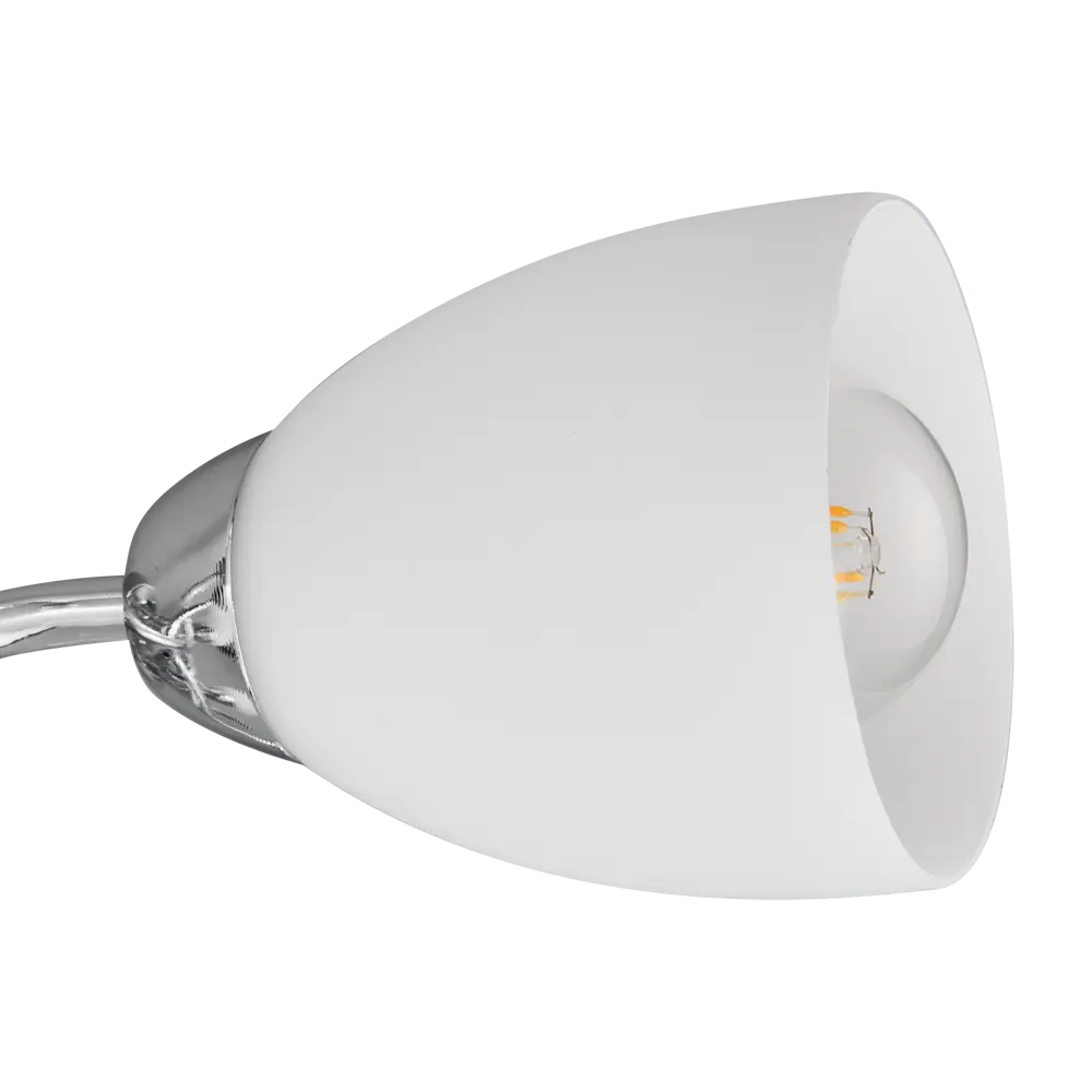 Люстра потолочная JLIGHT TINA 5 ламп 24 м², цвет хром 84534220 STLM-2178443  - Вид №5