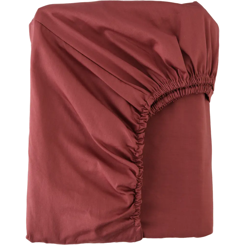 Простыня евро Mona Liza Premium, 200x220 см, сатин, цвет кирпичный 82493885 STLM-2145425 Santreyd 