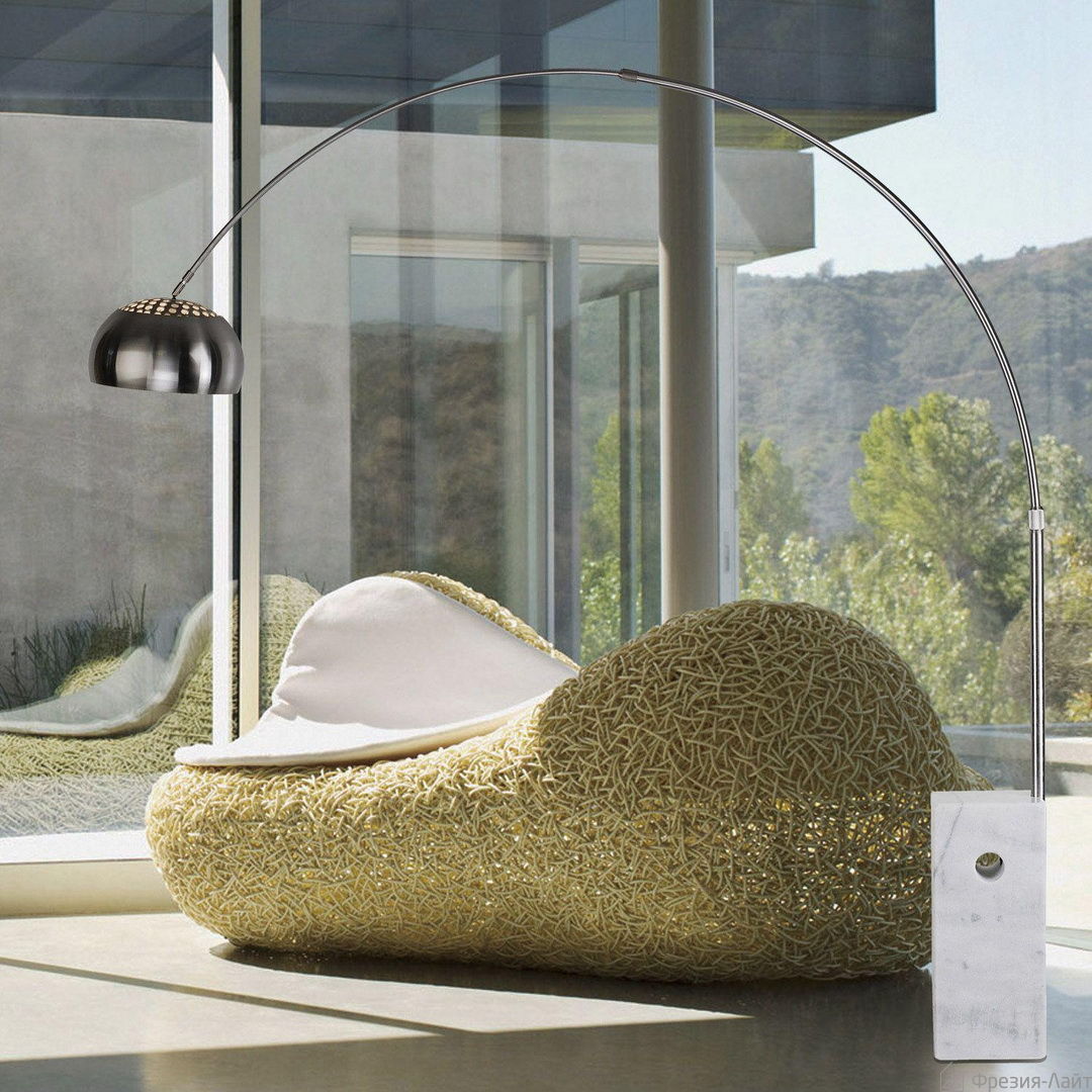 Flos ARCO F0300000 steel торшер 75415