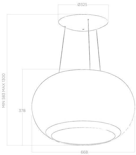 Elica Стальная островная вытяжка со встроенным освещением sun-id-1477694 - Вид №5