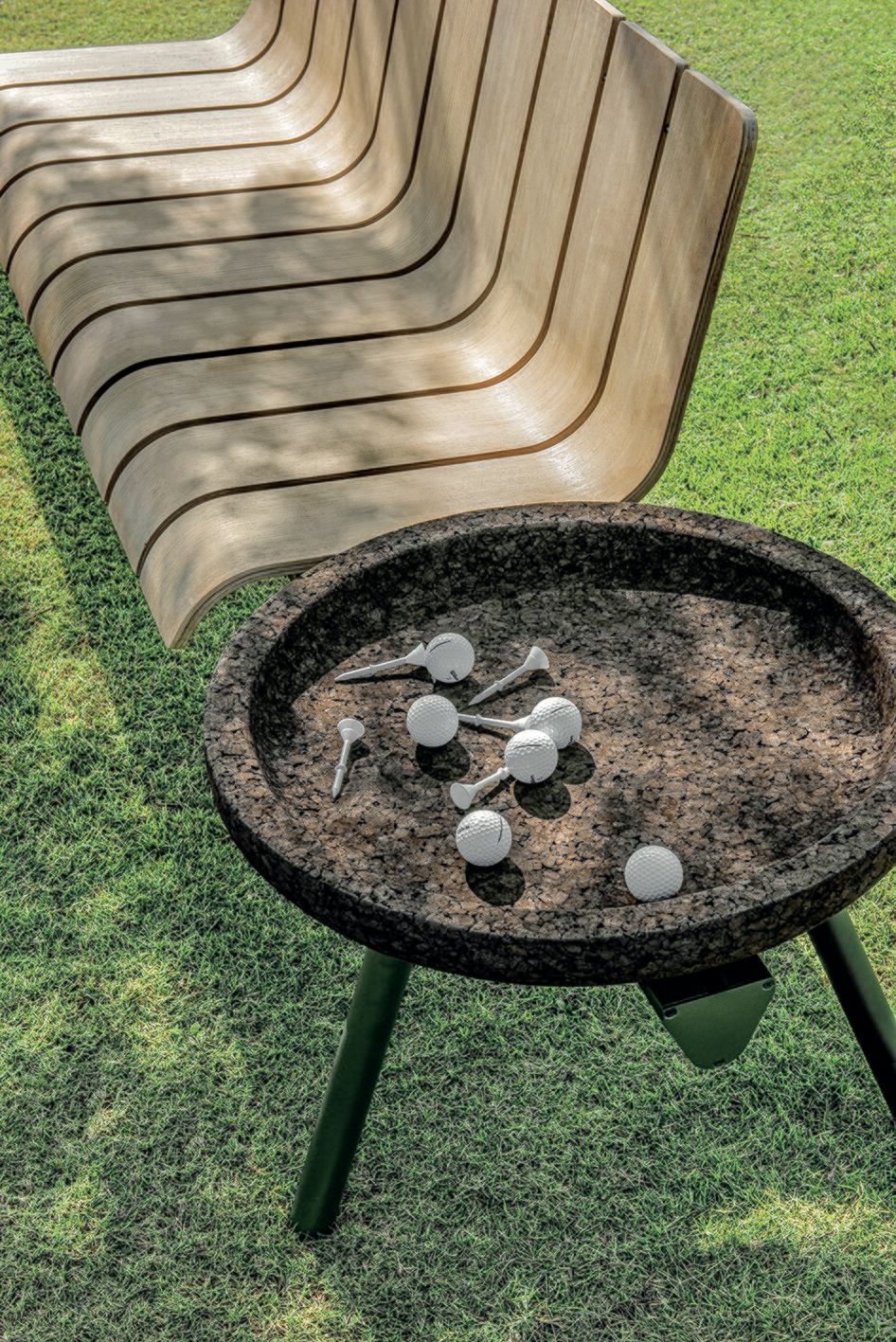 Алюминиевая и деревянная скамья со спинкой Ethimo Ace ARCH-00122616 - Вид №14