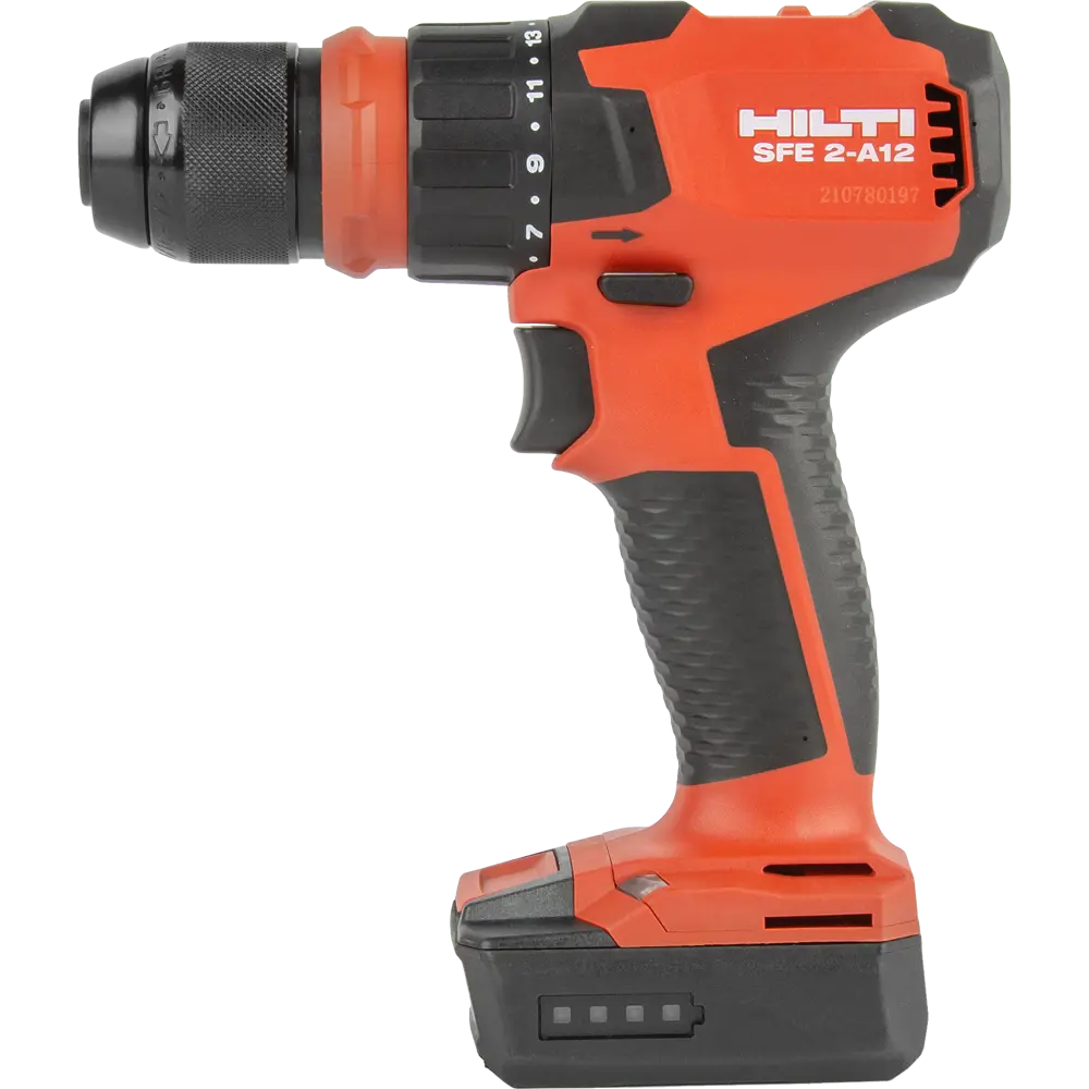Дрель-шуруповерт аккумуляторная бесщеточная Hilti SFE 2 A-12, 12 В Li-ion 1x2.6 Ач 88267268 STLM-2041500  - Вид №5