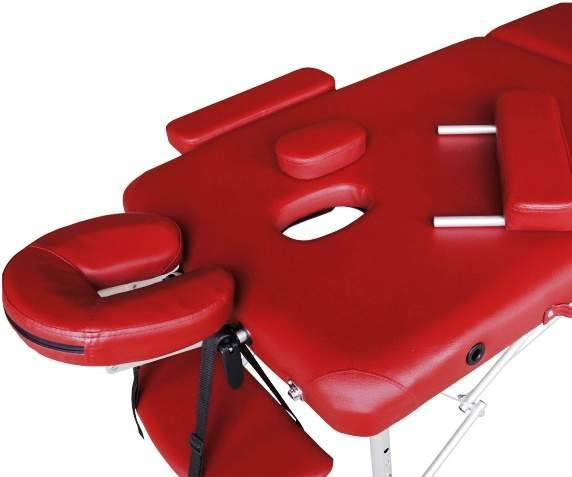 TS2010_W Красный массажный стол NIRVANA ELEGANT LUXE DFC  - Вид №2