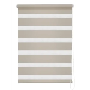 Штора рулонная день-ночь Madrid 50x160 см бежевая