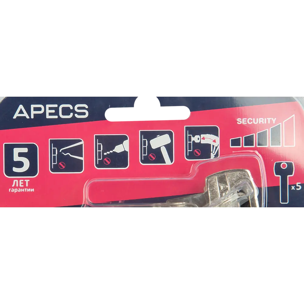 Цилиндр дверной APECS Pro с защитой от выбивания, золото 85302877 PRO LM STLM-0061043 - Вид №2