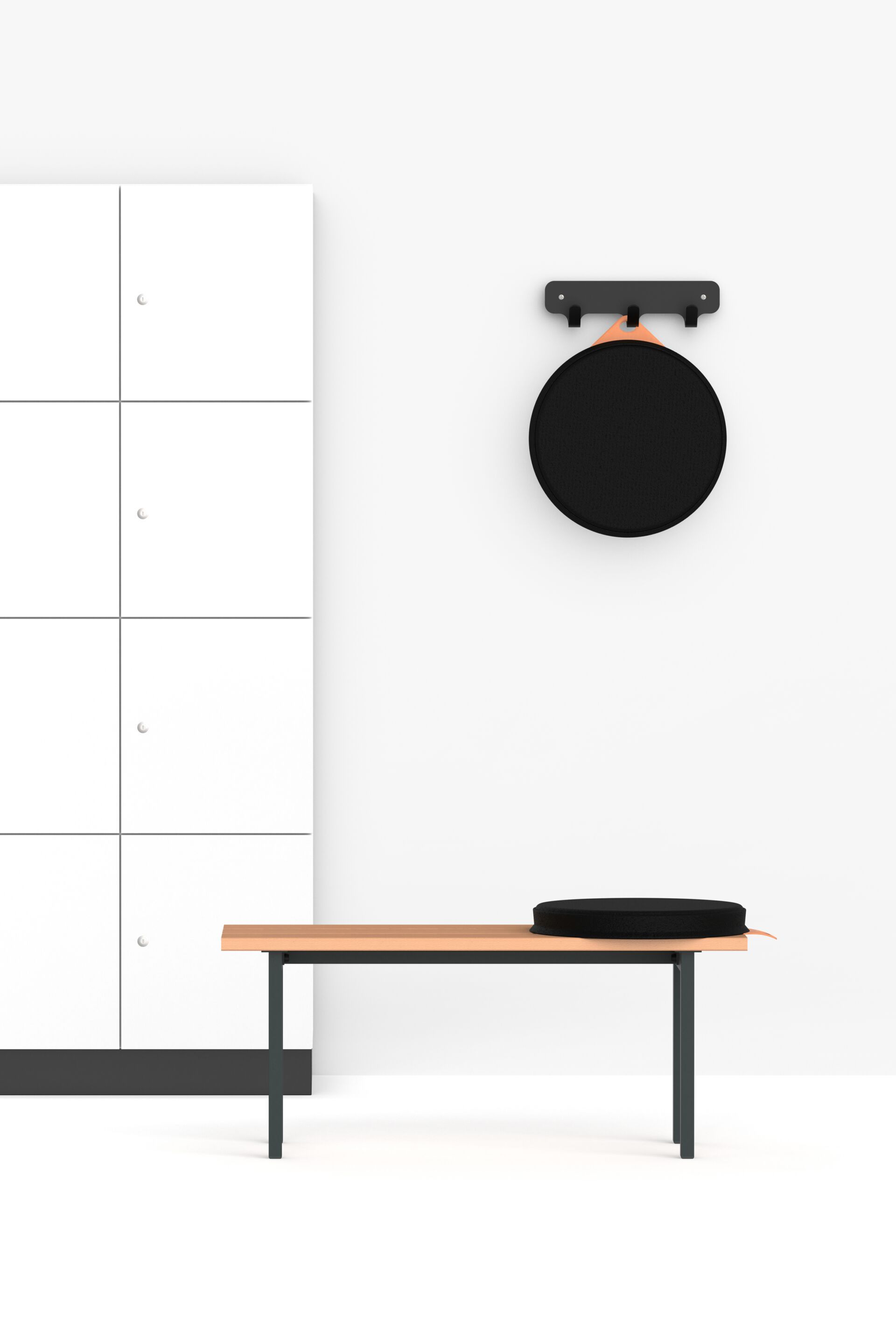 Скамейка для спортивных сооружений из бука FUNCTIONALS Tertio ARCH-00014013 - Вид №7