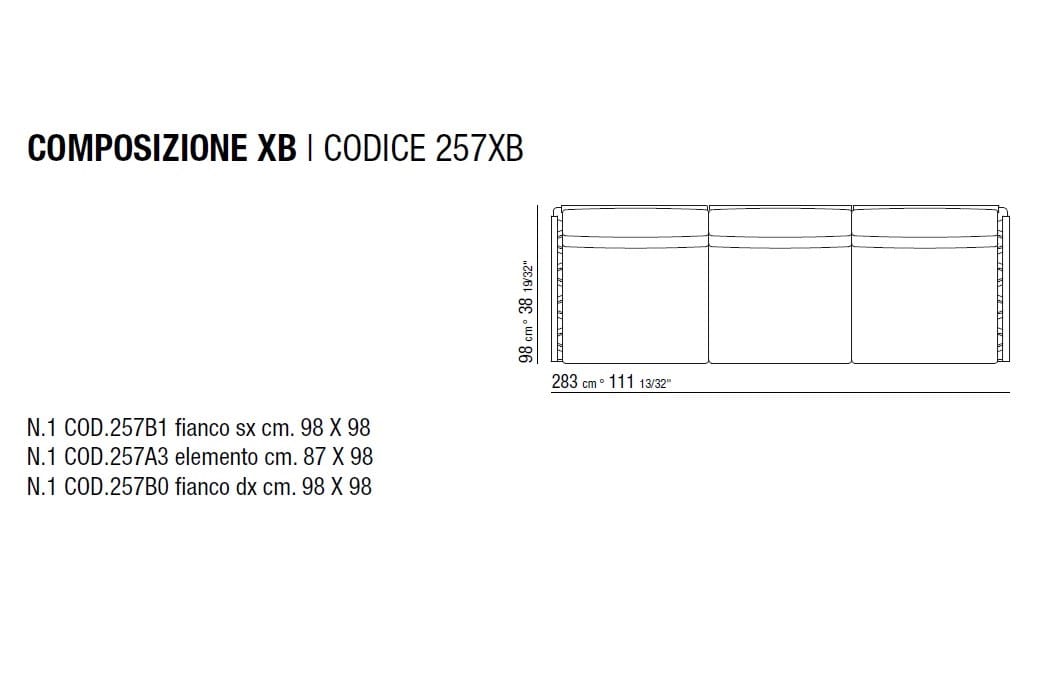 3-местный тканевый диван Flexform ZANTE ARCH-00127651 - Вид №2