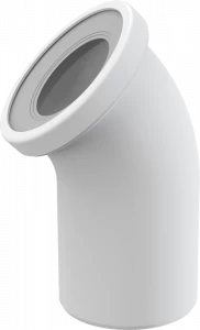 Колено для унитаза 45°