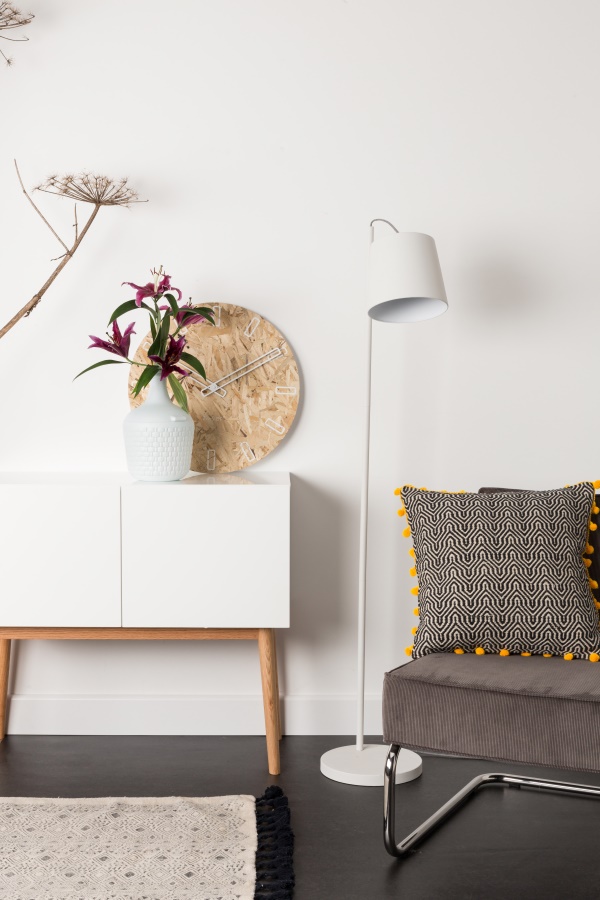 Лампа напольная Buckle Head, белая Zuiver 5002039 - Вид №2