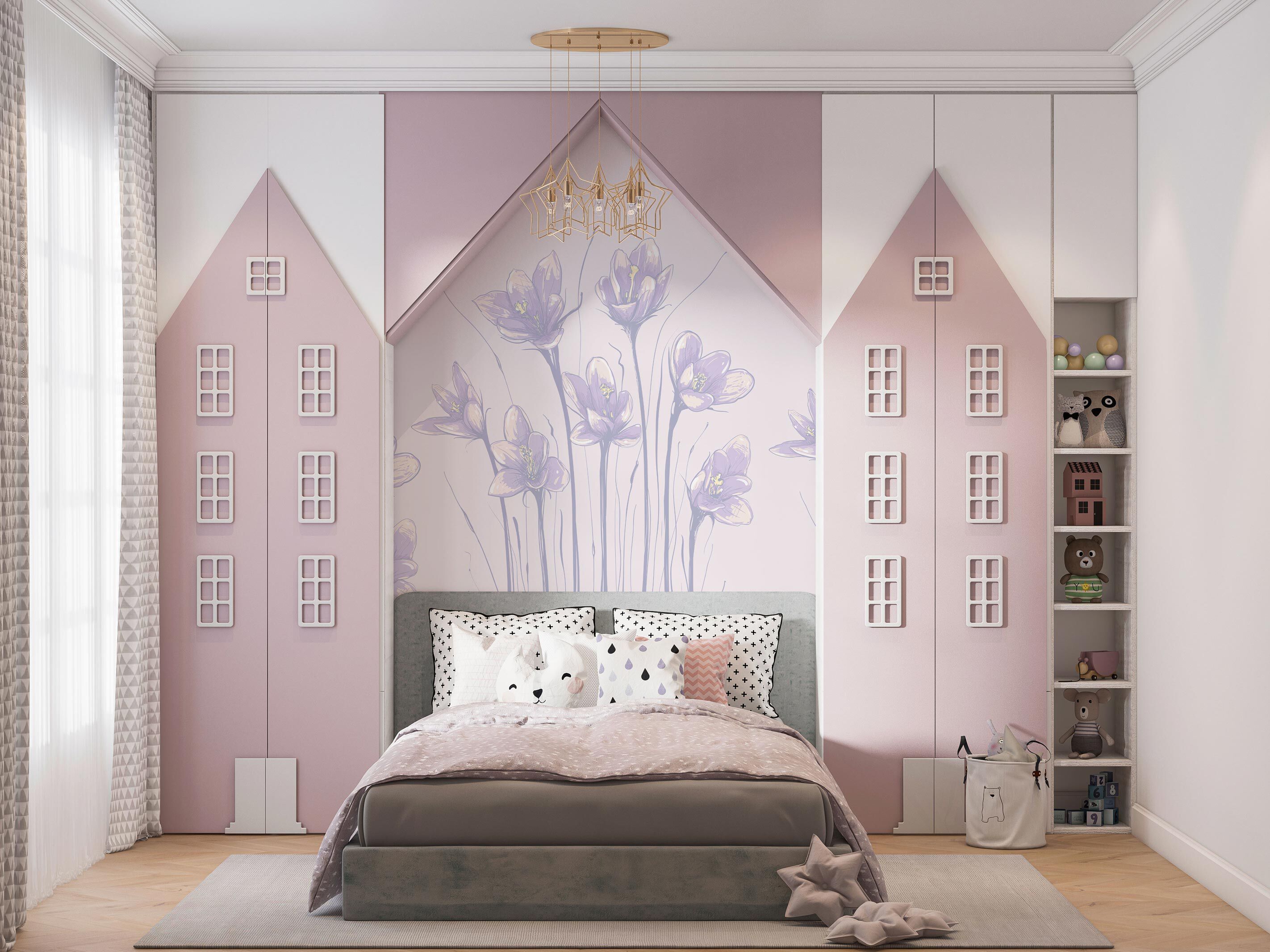 Детские обои с цветочными мотивами Rimura 2025 ARCH-00024400