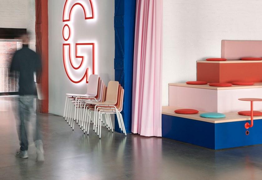 Blå Station Стул из лакированного дерева штабелируемый Gap 0182 Bla Station - Вид №12