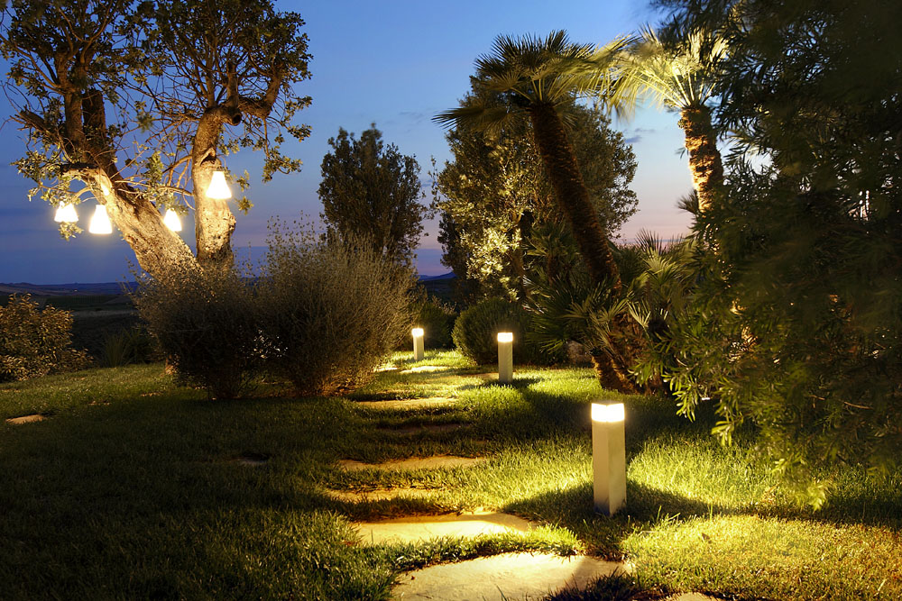 1050614 Мобильный светильник Platek MINI ONE Paletto  MINI ONE Bollard H. 500 mm - LED 3000K 4 Openings  - Вид №4