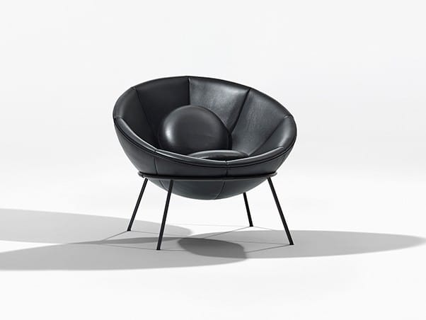 Кресло из кожи или ткани Arper Bardi's Bowl ARCH-00044914 - Вид №3