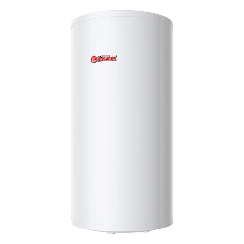 Водонагреватель электрический накопительный Praktik THERMEX 100л нержавеющий белый вертикальный 100-V PRAKTIK100V - Вид №1