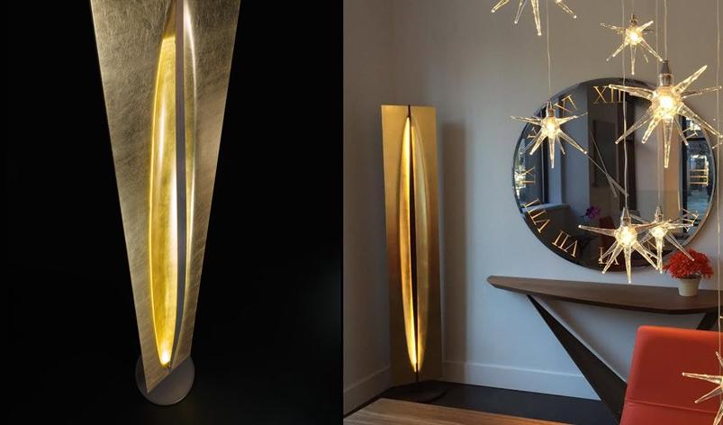 Reflex Торшер сусальным золотом Terra sun-id-1446300 - Вид №1