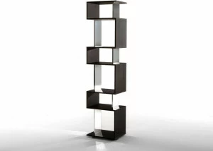 Tonin Casa Вращающийся книжный шкаф из дерева и стекла