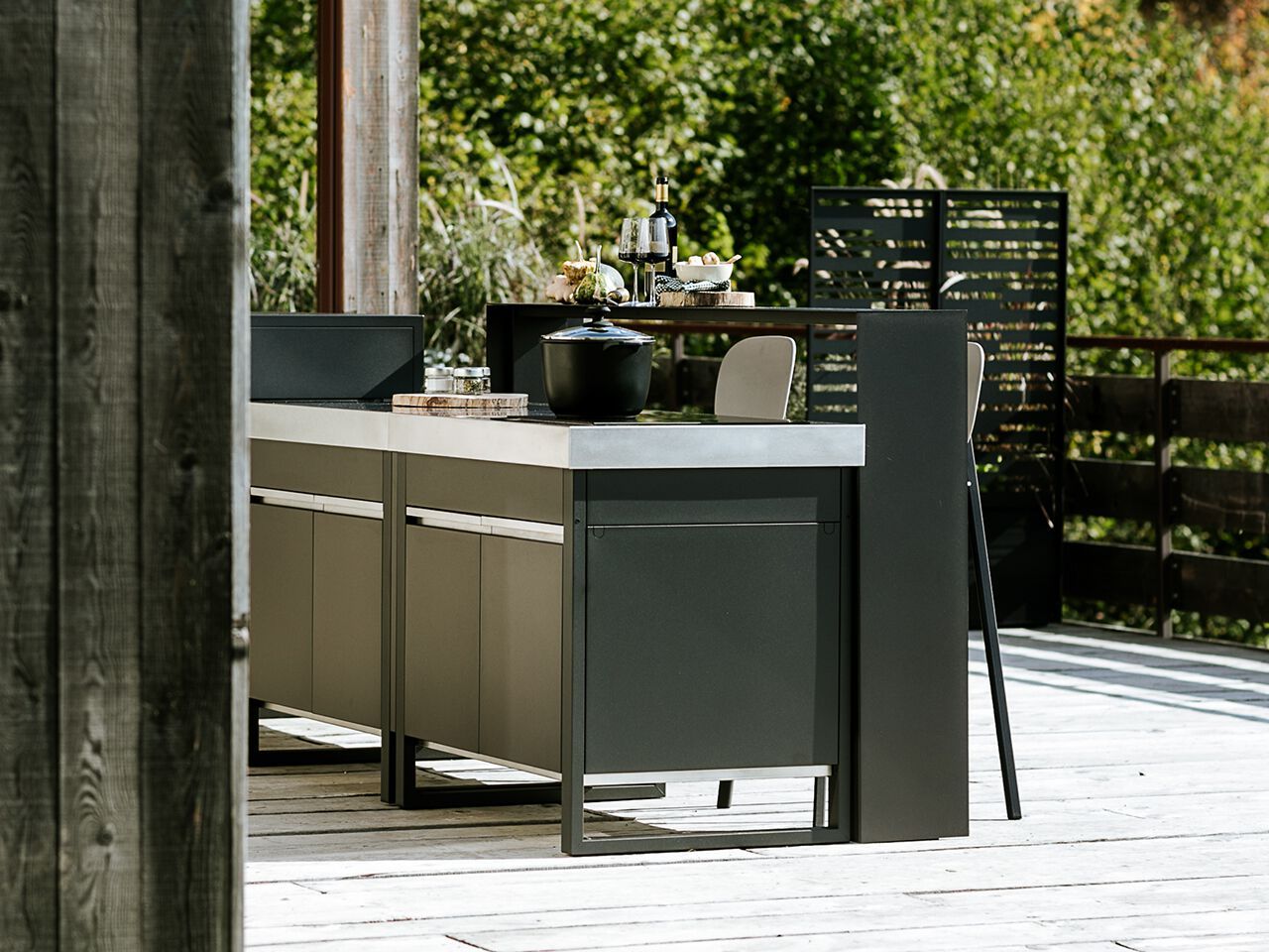 Модульная уличная кухня с газовым барбекю Fògher LARES ARCH-00124481 - Вид №3