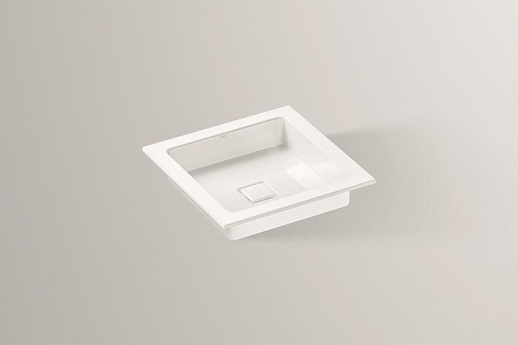 2312500000 Раковина, встраиваемая под столешницу, ub.q450, белая, proshield Alape серия Q 