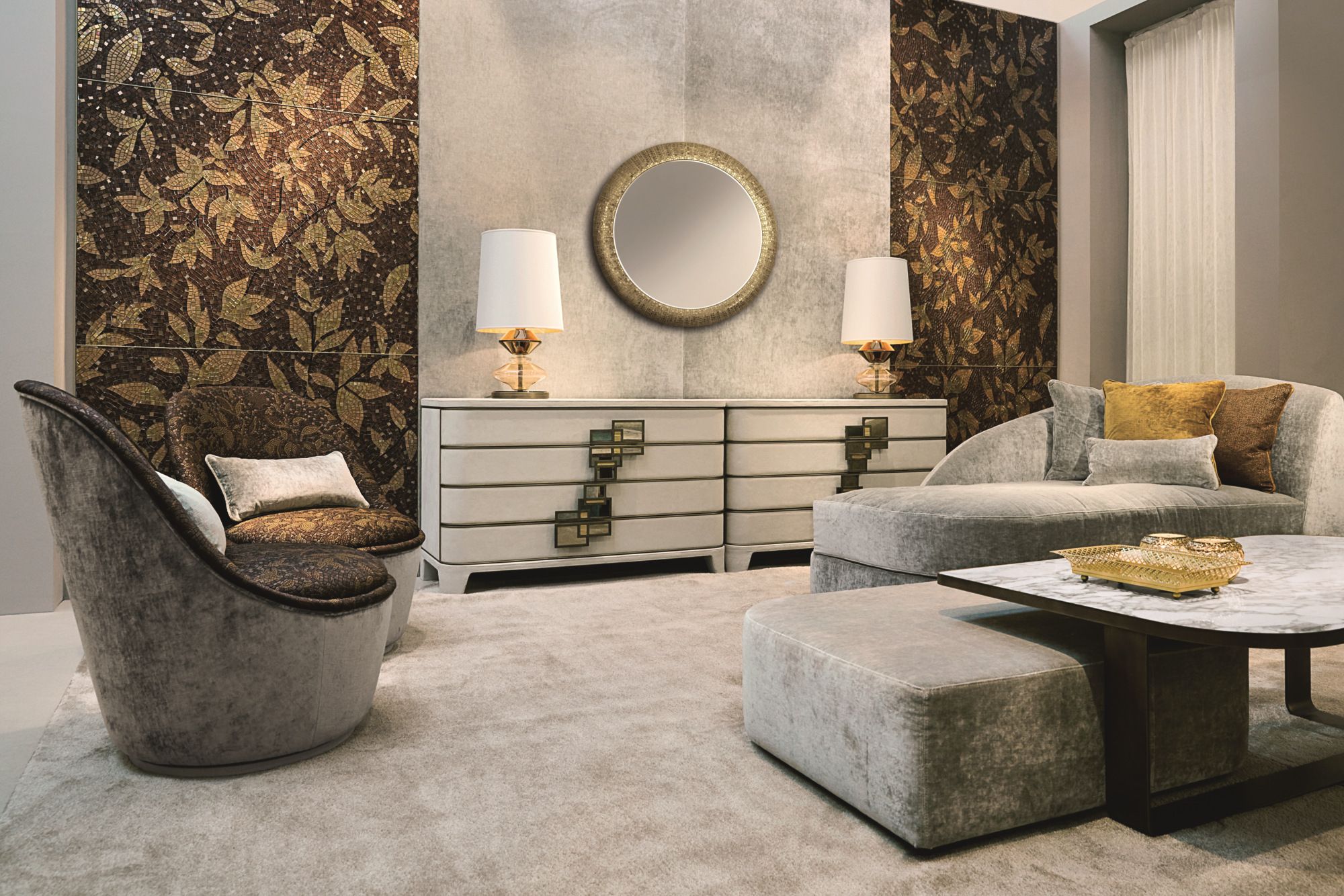 Мягкая ткань Dormeuse Sicis Висконти ARCH-00111003 - Вид №5