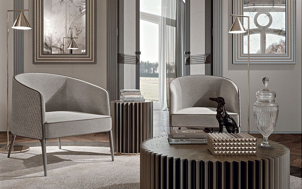 Тканевое кресло Vittoria Frigerio Poggi ARCH-00077250 - Вид №1