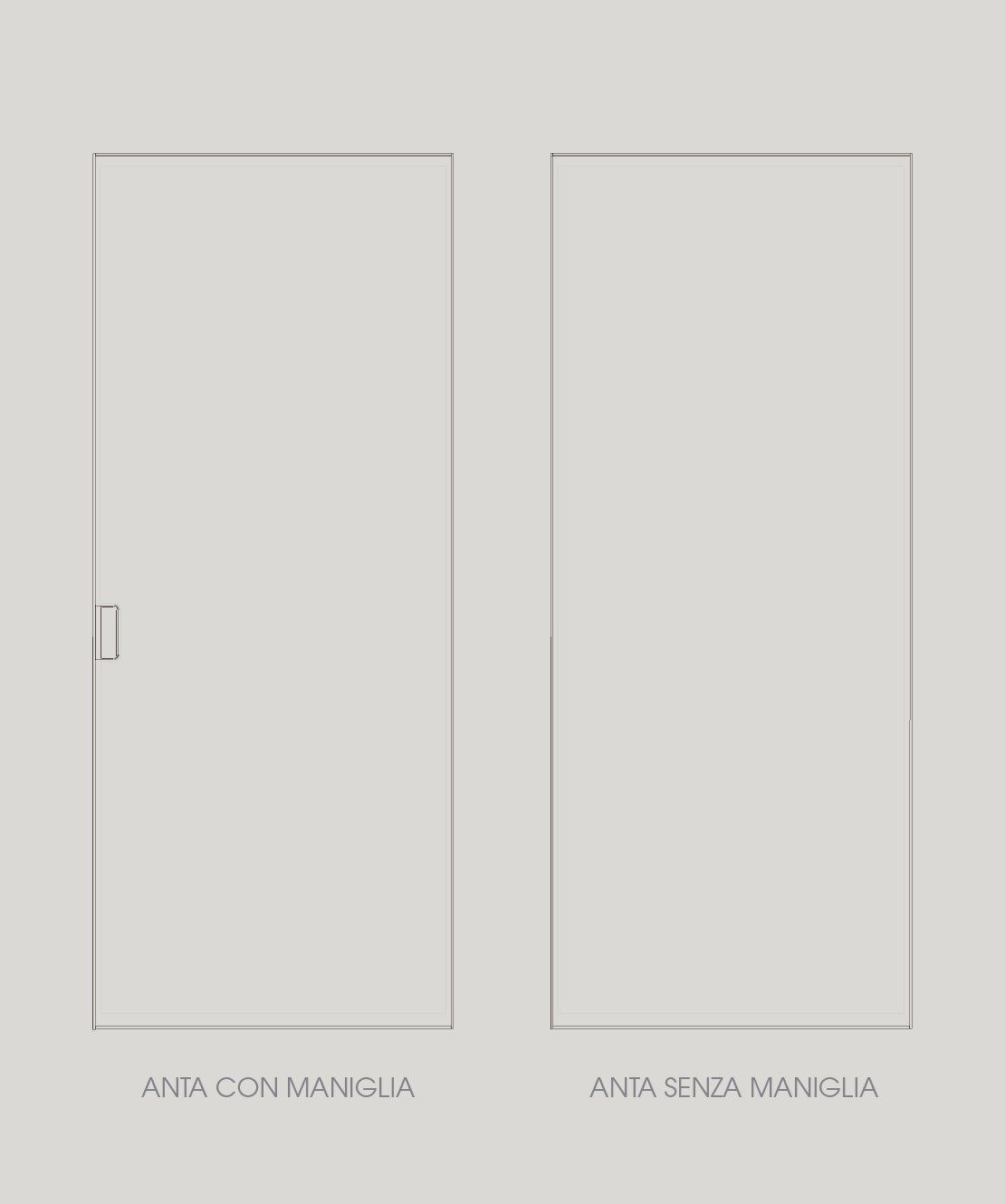 Зеркальная стеклянная поворотная дверь ADL плоская ARCH-00131356 - Вид №9