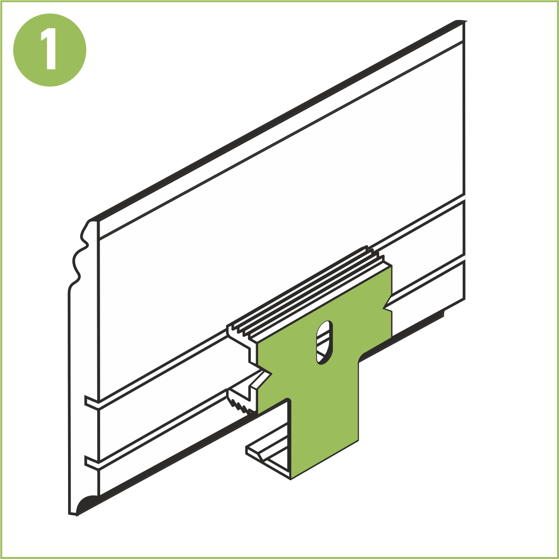 КРЕПЛЕНИЕ ДЛЯ ПЛИНТУСА HANNAHHOLZ ZZ3232 - Вид №1