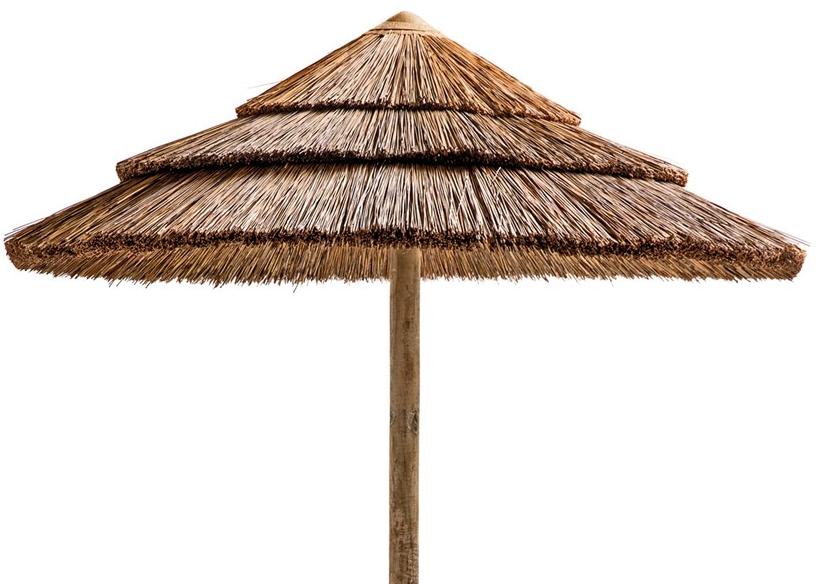 Il Giardino di Legno Круглый зонтик из растительных волокон Ombrelloni sun-id-1389379 - Вид №1