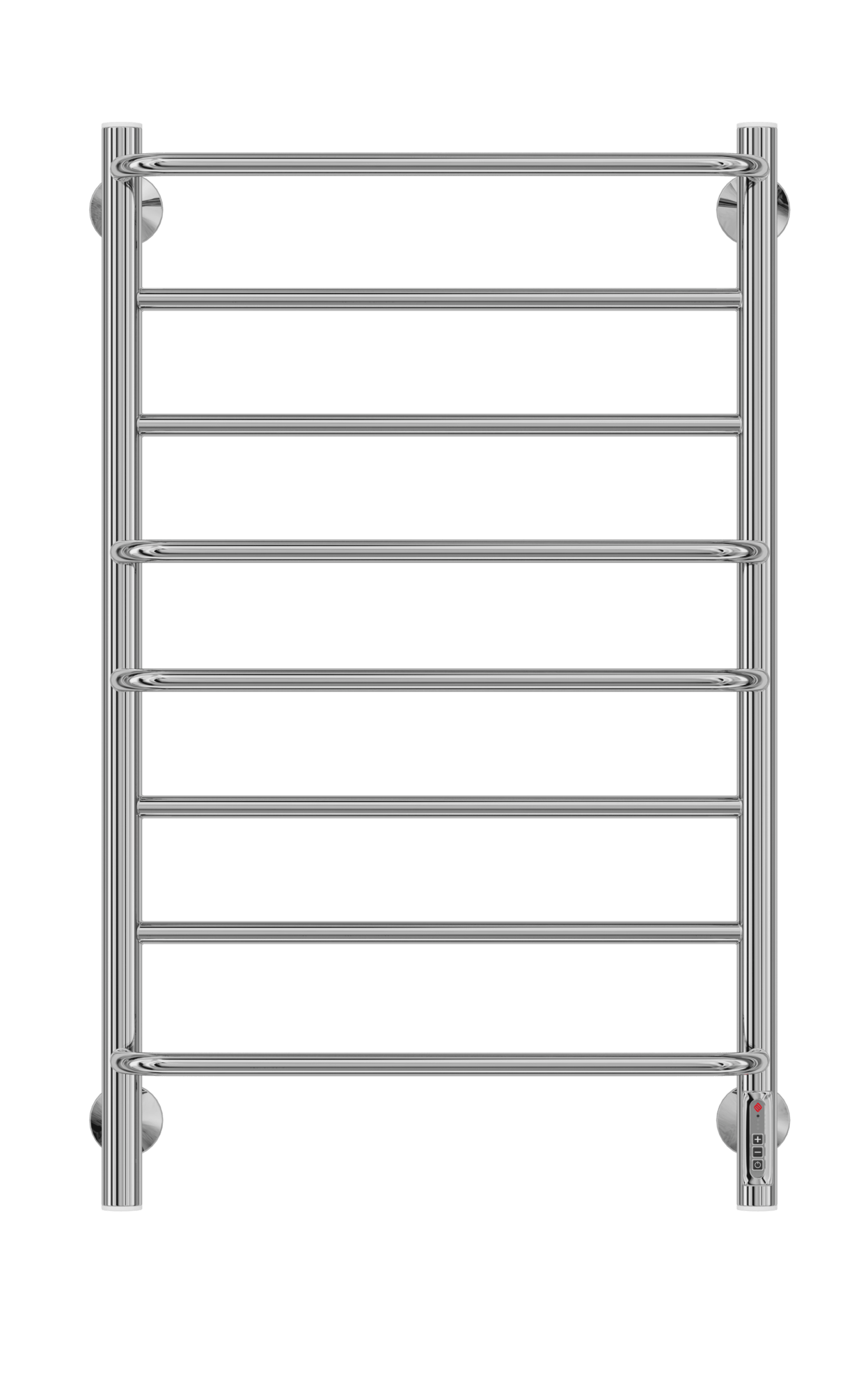 4660059580180 ЭЛЕКТРИКА Евромикс П8 500х850 электро ( new встроен диммер) Полотенцесушитель TERMINUS RAL 9003 матовый  - Вид №1