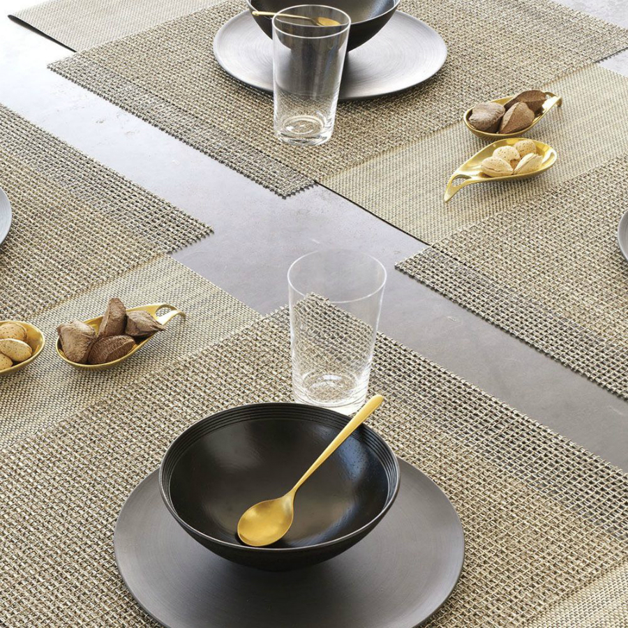 Салфетка виниловая Mica, жаккардовое плетение, 36х48 см Chilewich C0117LATTMICA - Вид №2