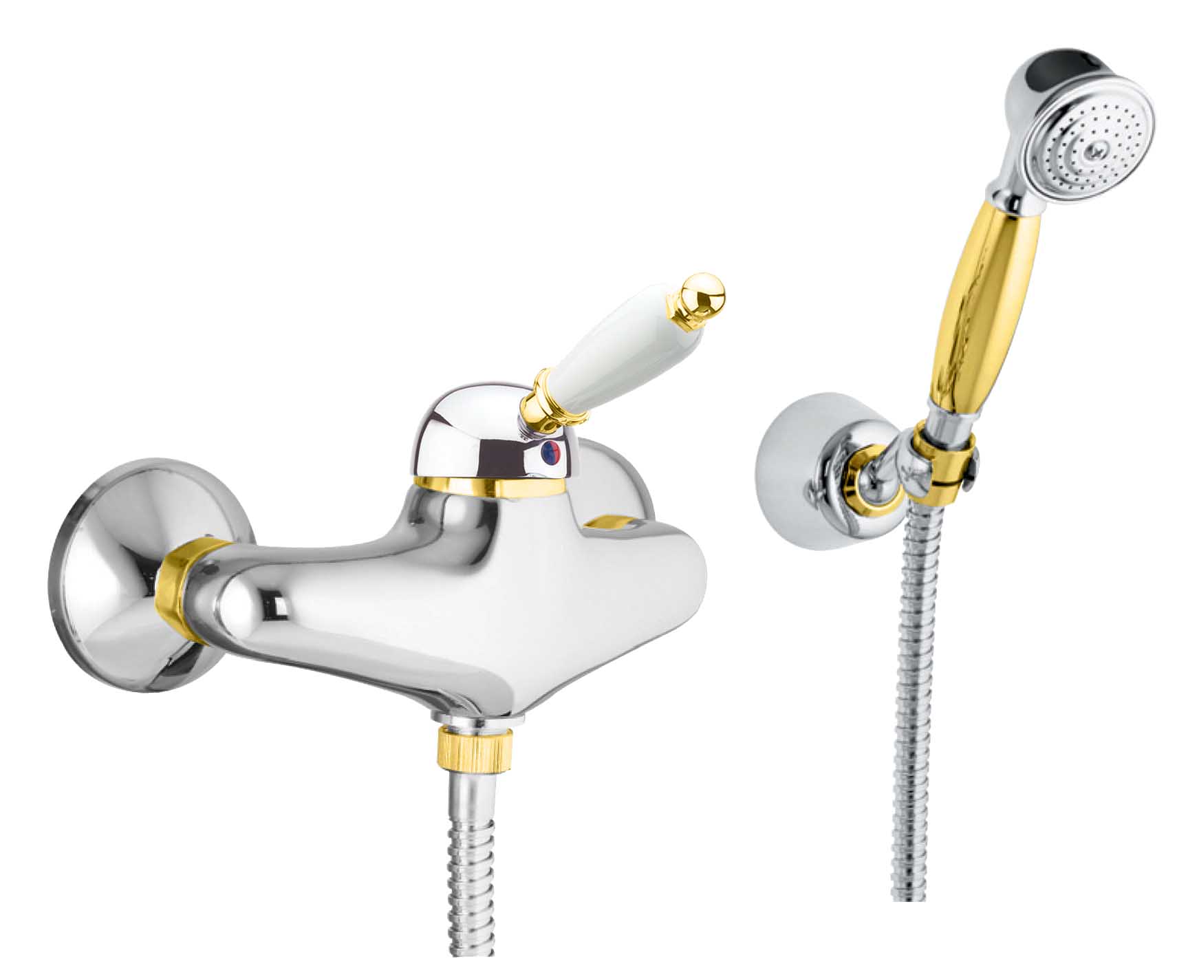 83CO5127 Смеситель для душа Imperale , хром-золото Fiore Imperiale 